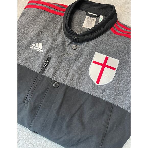 Adidas AC Milan Snap Jacket Mens Football Soccer Series A Italy Long Sleeve‎ - Picture 1 of 10
